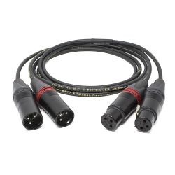 VAN DEN HUL D-501 SILVER Terminated XLR Neutrik