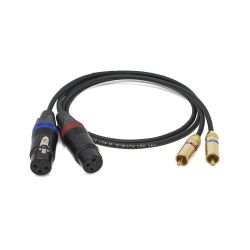 VAN DEN HUL D-501 Silver XLR-RCA da 1,5m