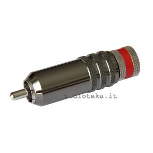 RC02 Connettore RCA Rodiato