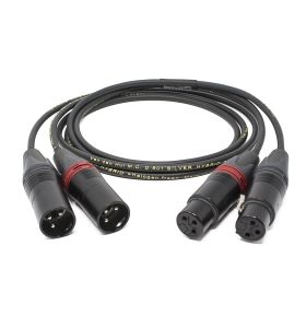 VAN DEN HUL D-501 SILVER Terminato XLR Neutrik